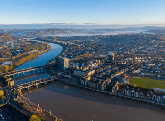 View of Wales (UK)