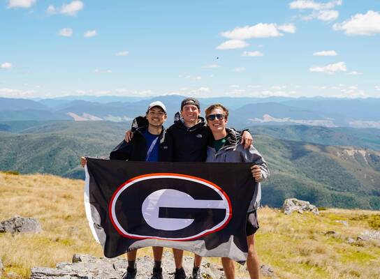 UGA Students in New Zealand