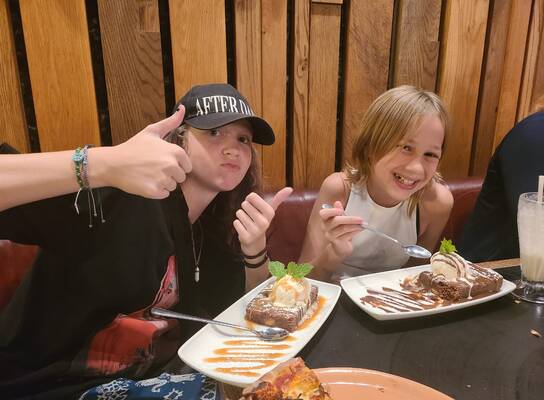 Kiara and Cassy our daughters