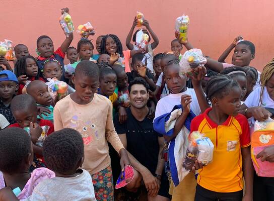 Our volunteers out in Africa