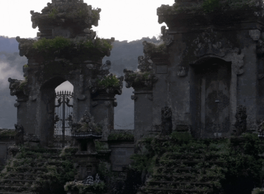 Adventure day in Bali exploring temples
