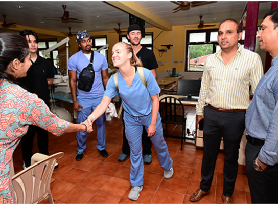 Visiting students from USA