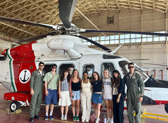 Visit to Italian Coast Guard