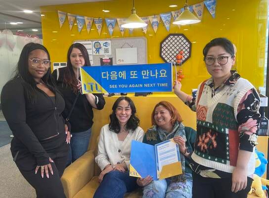 Korean language students at LTL Seoul