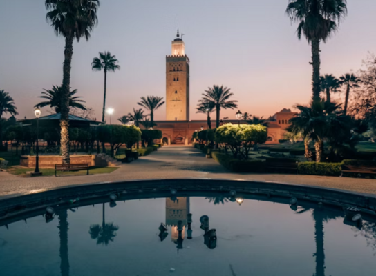 The spiritual heart of Marrakech. Standing at 77 meters tall, this 12th-century Almohad masterpiece is a landmark of Moroccan architecture.