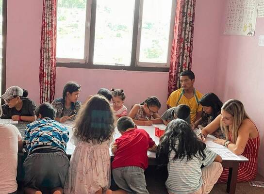 Teaching program in Nepal