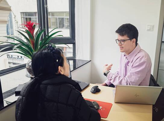 Learn Chinese at LensTalk's class room in Kunming, Yunnan, China