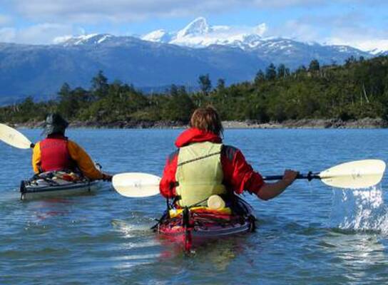 Sea kayaking in Patagonia