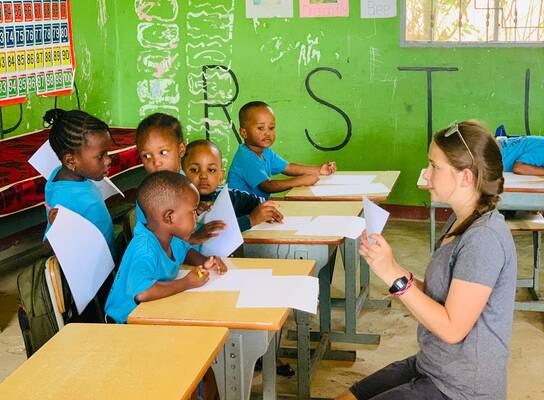 Teaching in Tanzania 