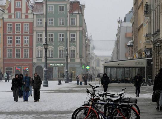 Snow in Poland