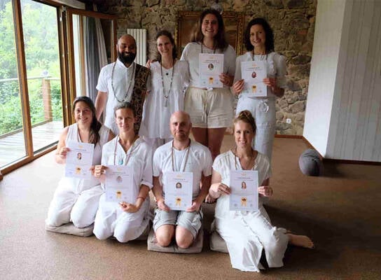 Student after having 200 Hour YTT Course At Anandam Yoga School Germany