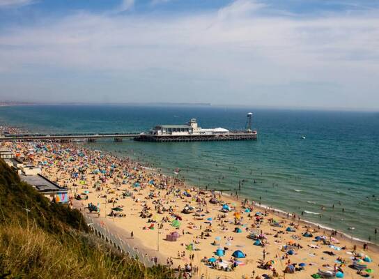 Playa de Bournemouth, Reino Unido — APEX-UK