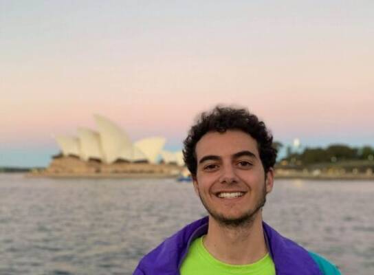 Student at Sydney Opera House