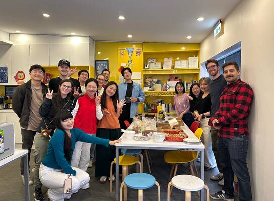 LTL Taipei staff and students together