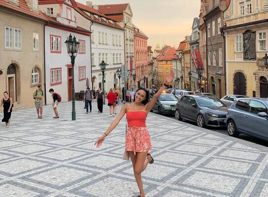 AIFS Abroad student in Prague, Czech Republic