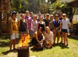 Group of myTEFL interns smiling together.