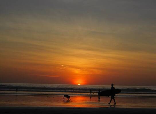 Playa Guiones Sunset