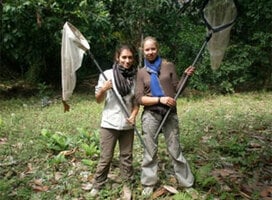 High school conservation volunteers in Peru