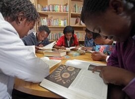 students during their reading class