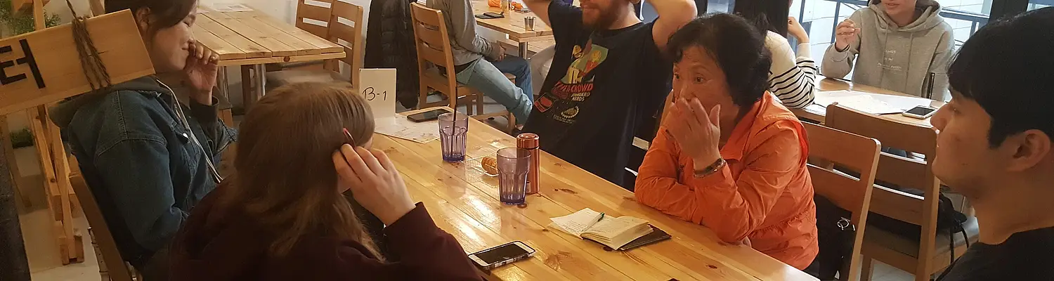 Volunteering at a Language and Culture Exchange Cafe in Busan, the best city in Korea