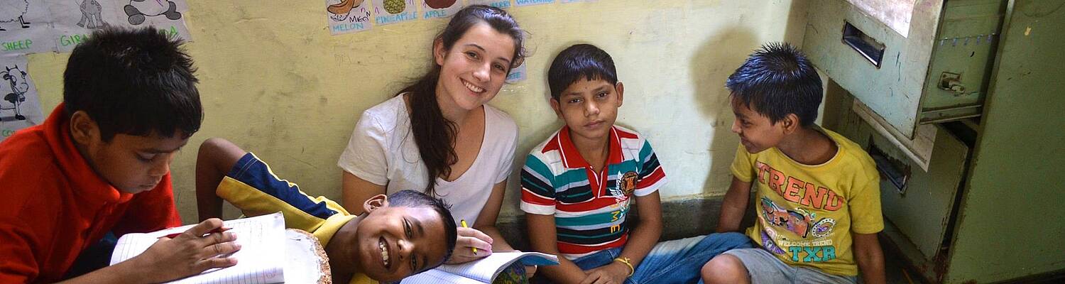 Orphanage Volunteer Work India
