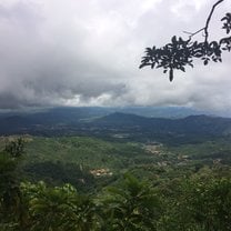 The view from a hiking trail near my home here in Costa Rica.