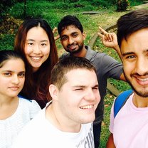 Volunteer group was always formed by people from all over the world.