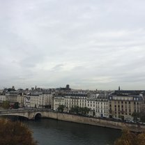 Une vue de la Seine du Musée du Monde Arabe