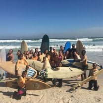 surfing group picture
