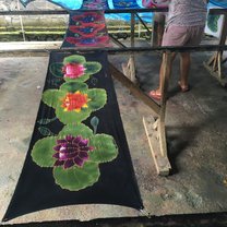 lots of fun in local painting class