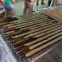 Small coconut workshop at the Mekong Delta