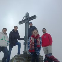 One of the peaks of Pfriemeswand near Innsbruck, Austria