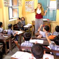 teaching in school