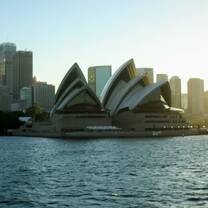 The Opera House at sunset