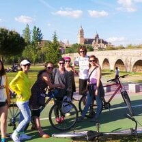 Bicycle riding in Salamanca