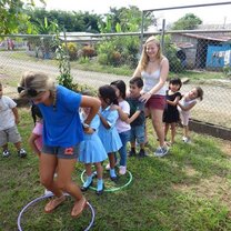 Costa Rica. Teaching in the local community