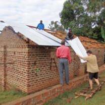 Construction of a community centre