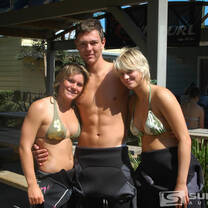 Surf Camp participants relaxing