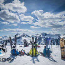 Touring in the backcountry at RIDGE @BurketKniveton