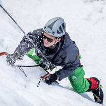 Ice Climbing at RIDGE @BurketKniveton