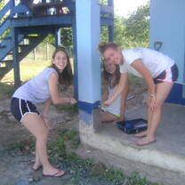 Painting in Belize