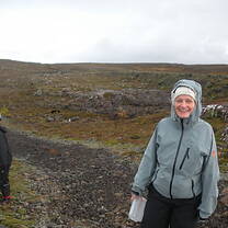 AFS Exchange student smiling in Iceland nature