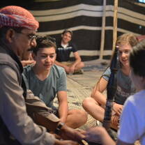 israel teens with Bedouins