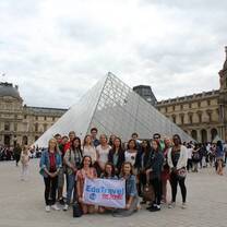 Students at the Louvre 