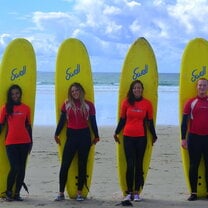 Surfing lessons on the beautiful beaches of Ireland!