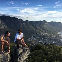 Looking across the 12 Apostles, top of Lion's Head , Cape Town