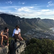 Looking across the 12 Apostles, top of Lion's Head , Cape Town