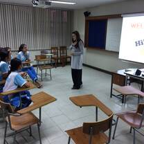 Meryem teaching