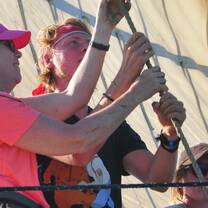 hauling the halliard 