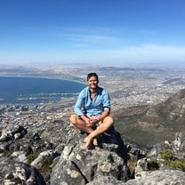 On top of Table Mountain